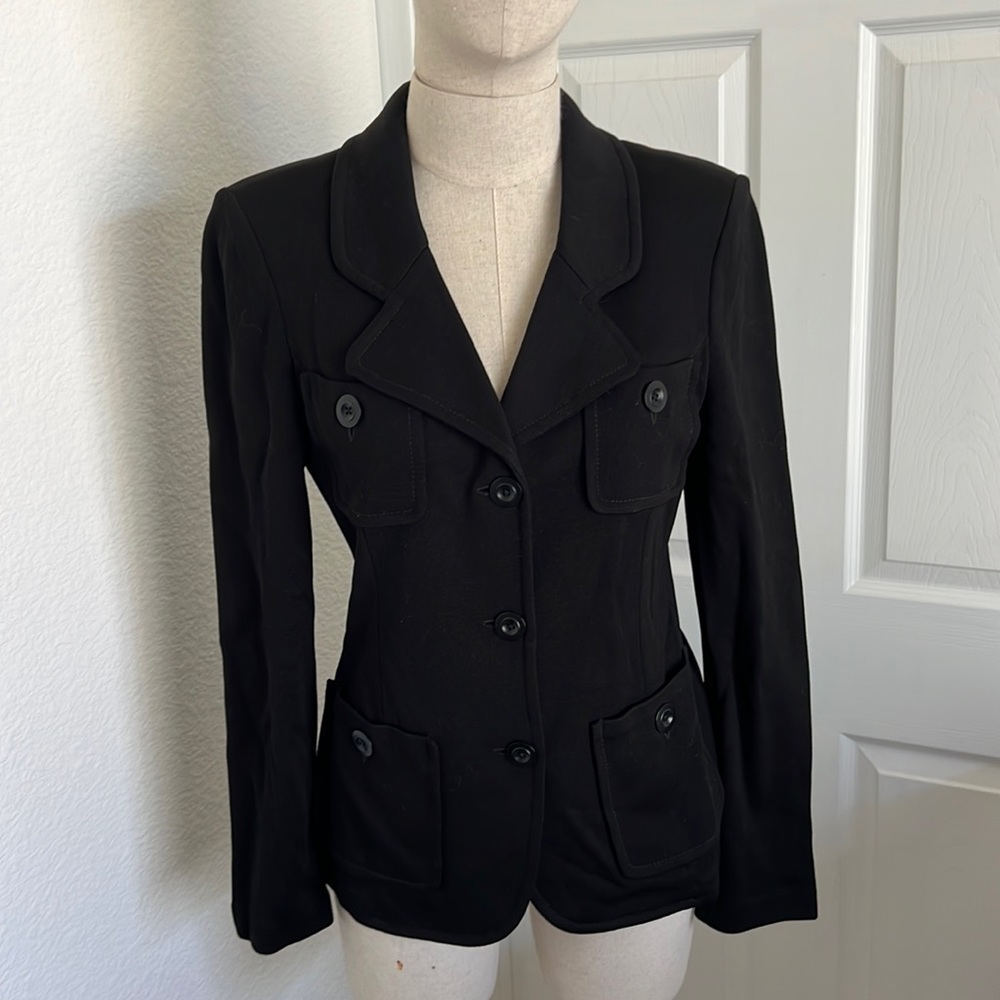 St. John Caviar knit jacket/cardigan